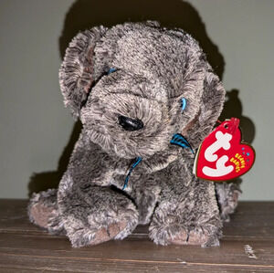 TY Beanie Baby - FRISBEE the Dog (with Wham-O Frisbee hang tag )